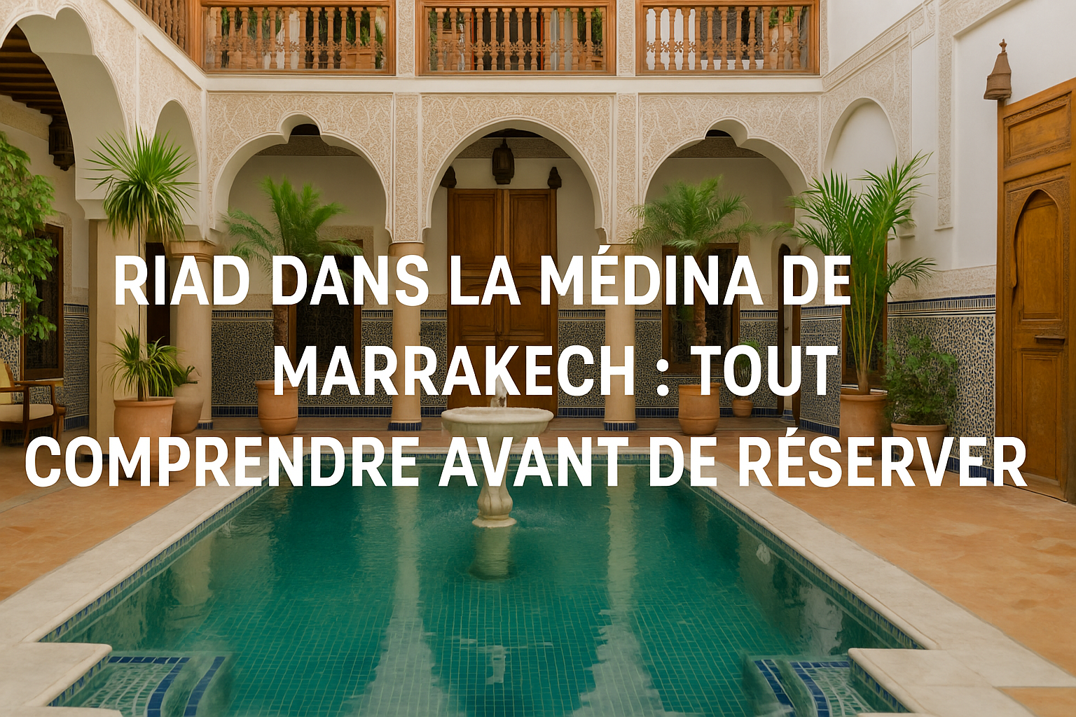 Riad dans la médina de Marrakech : tout comprendre avant de réserver